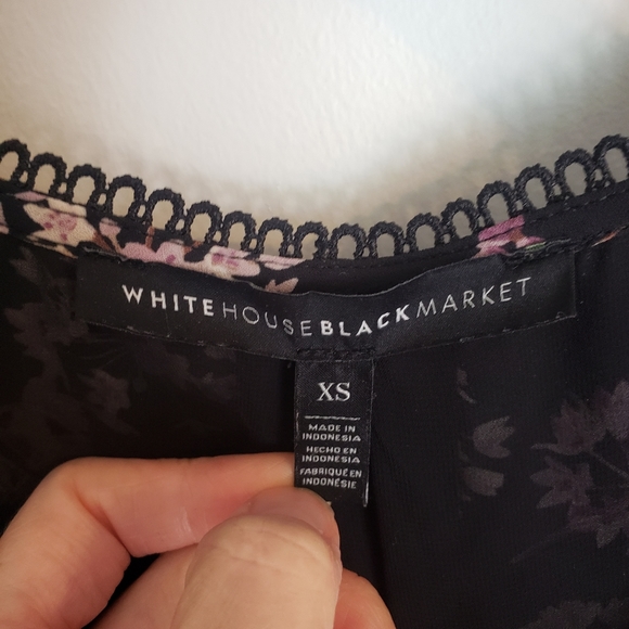 WHBM Tank Top Lace Detail Front XS - Picture 2 of 4